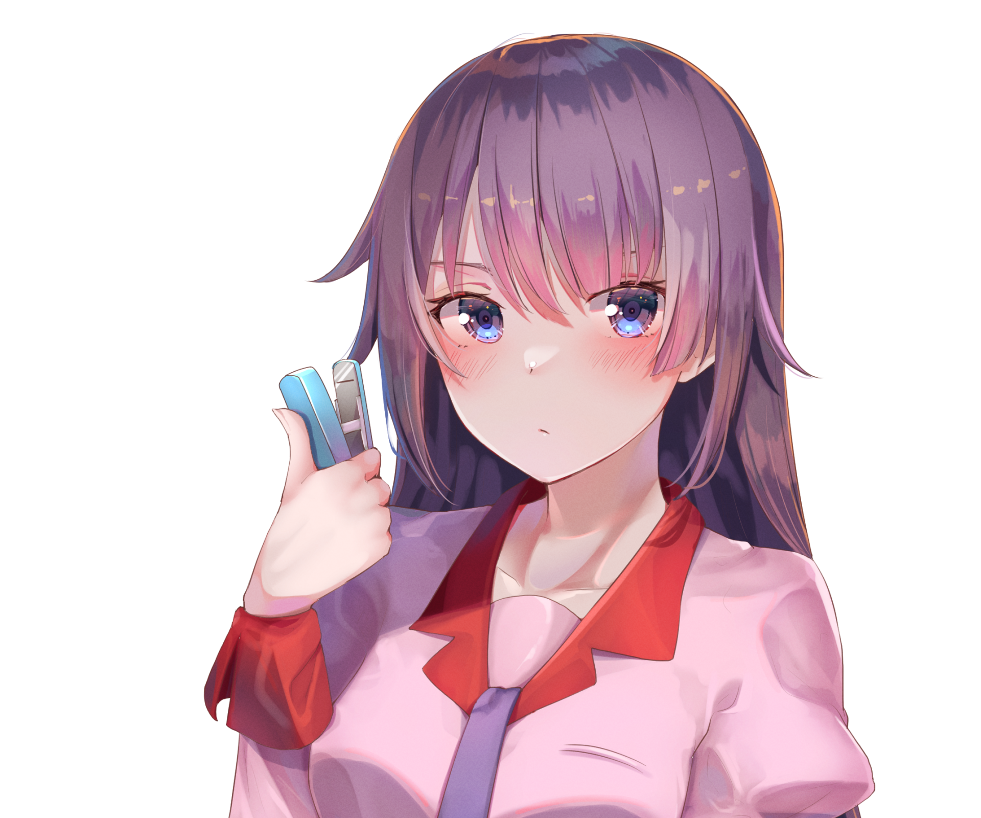 Download Hitagi Senjōgahara Anime Monogatari (Series) HD Wallpaper by 夕涙ウユ