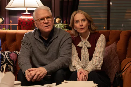 Steve Martin Amy Ryan TV Show Only Murders in the Building HD Desktop Wallpaper | Background Image