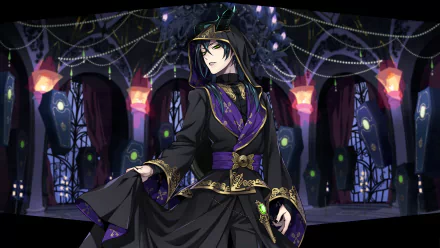 Malleus Draconia video game Twisted Wonderland HD Desktop Wallpaper | Background Image