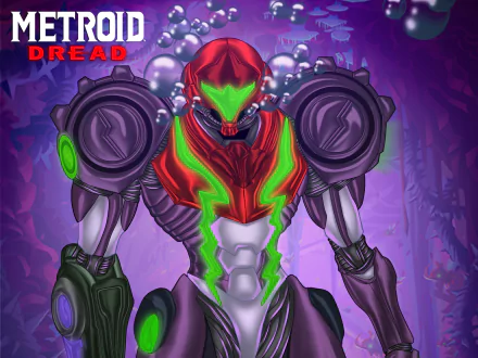 Samus Aran video game Metroid Dread HD Desktop Wallpaper | Background Image