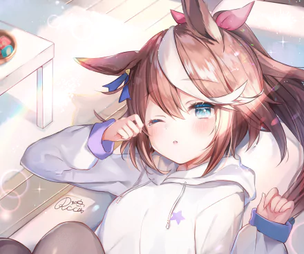 Tokai Teio Anime Uma Musume: Pretty Derby HD Desktop Wallpaper | Background Image