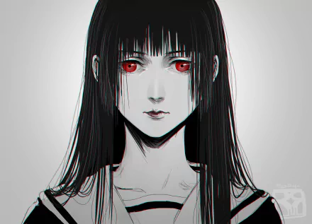 Ai Enma Anime Jigoku Shōjo HD Desktop Wallpaper | Background Image