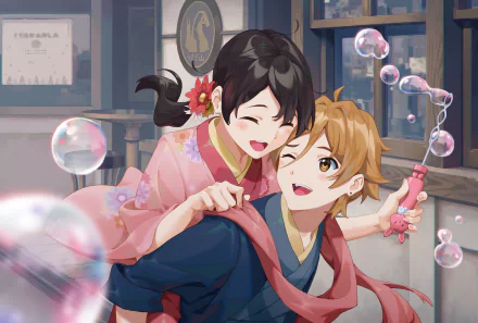 Mochizo Oji Tamako Kitashirakawa Anime Tamako Market HD Desktop Wallpaper | Background Image