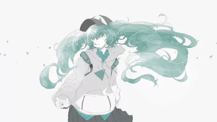 cap Hatsune Miku Anime Vocaloid HD Desktop Wallpaper | Background Image