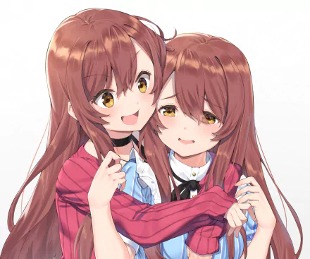 Tenka Osaki Amana Osaki Anime The iDOLM@STER: Shiny Colors HD Desktop Wallpaper | Background Image