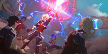 Ezreal (League Of Legends) video game Legends of Runeterra HD Desktop Wallpaper | Background Image