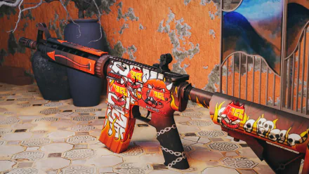  M4A4 Hellfire Hellsraisers