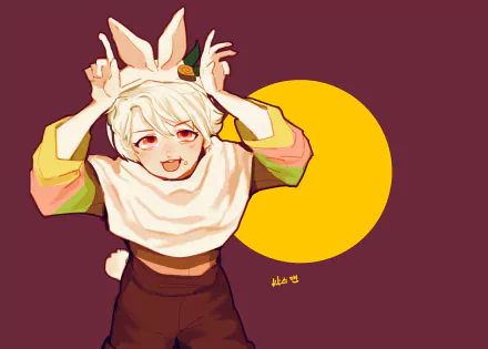 Moon Rabbit Cookie Anime Cookie Run HD Desktop Wallpaper | Background Image
