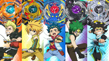 Anime Beyblade Burst HD Desktop Wallpaper | Background Image