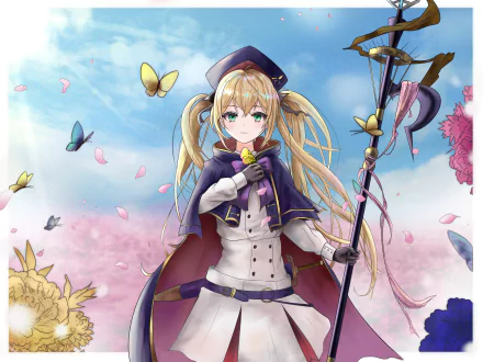 staff Saber (Fate Series) Artoria Caster Anime Fate/Grand Order HD Desktop Wallpaper | Background Image