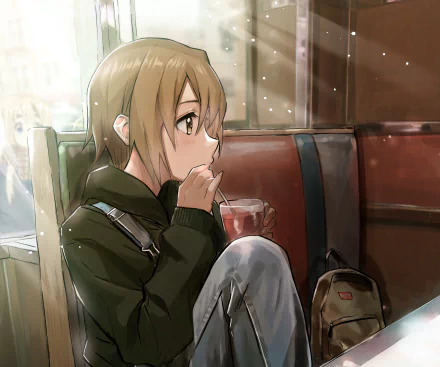 Ritsu Tainaka Anime K-ON! HD Desktop Wallpaper | Background Image