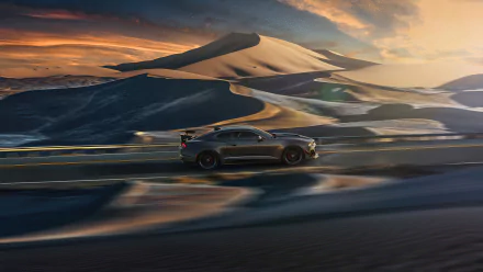 desert muscle car vehicle Chevrolet Camaro ZL1 HD Desktop Wallpaper | Background Image