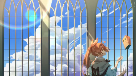 hololive Nanashi Mumei Anime Virtual Youtuber HD Desktop Wallpaper | Background Image