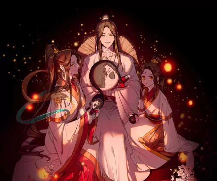Xie Lian Anime Tian Guan Ci Fu HD Desktop Wallpaper | Background Image