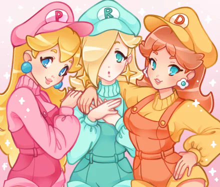 Rosalina (Mario) Princess Peach Princess Daisy video game Super Mario Bros. HD Desktop Wallpaper | Background Image