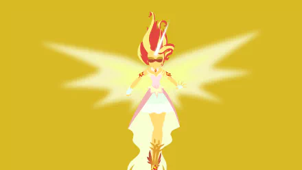 Daydream Shimmer minimalist Sunset Shimmer movie My Little Pony: Equestria Girls - Friendship Games HD Desktop Wallpaper | Background Image