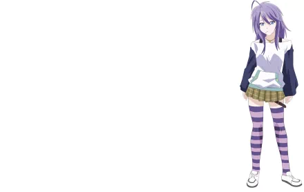 Mizore Shirayuki Anime Rosario + Vampire HD Desktop Wallpaper | Background Image