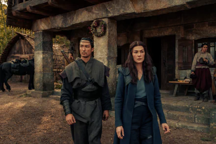 Moiraine Damodred Lan Mandragoran Daniel Henney Rosamund Pike TV Show The Wheel of Time HD Desktop Wallpaper | Background Image