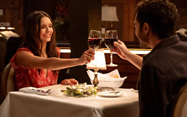 Darren Barnet Nina Dobrev movie Love Hard HD Desktop Wallpaper | Background Image