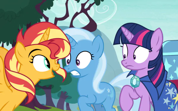 Twilight Sparkle Trixie (My Little Pony) Sunset Shimmer TV Show My Little Pony: Friendship Is Magic HD Desktop Wallpaper | Background Image
