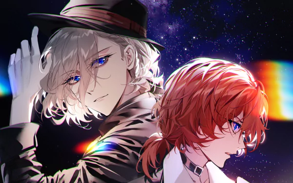 Paul Verlaine (Bungo Stray Dogs) Chuya Nakahara Anime Bungou Stray Dogs HD Desktop Wallpaper | Background Image