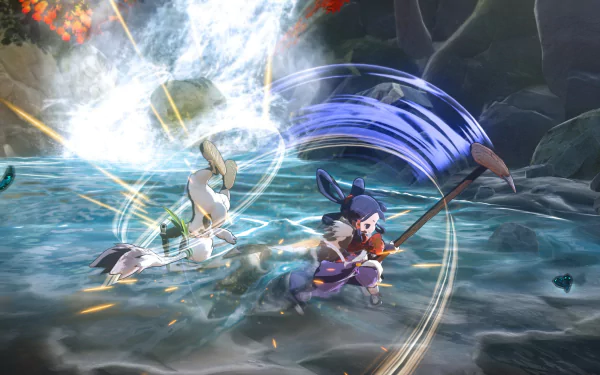 video game Sakuna: Of Rice And Ruin HD Desktop Wallpaper | Background Image