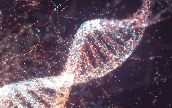 artistic DNA Structure HD Desktop Wallpaper | Background Image