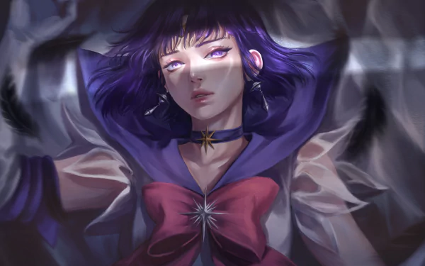 Hotaru Tomoe Sailor Saturn Anime Sailor Moon HD Desktop Wallpaper | Background Image