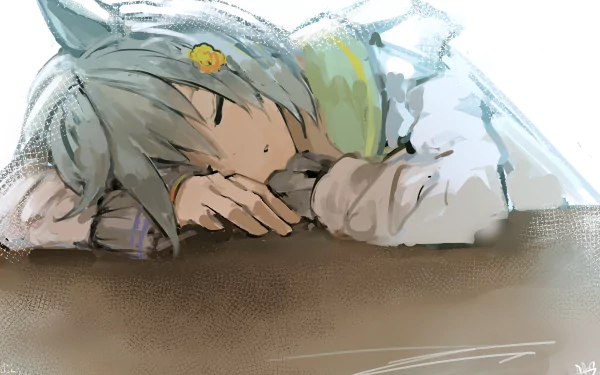 sleeping Seiun Sky Anime Uma Musume: Pretty Derby HD Desktop Wallpaper | Background Image