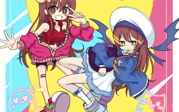 Tenka Osaki Amana Osaki Anime The iDOLM@STER: Shiny Colors HD Desktop Wallpaper | Background Image