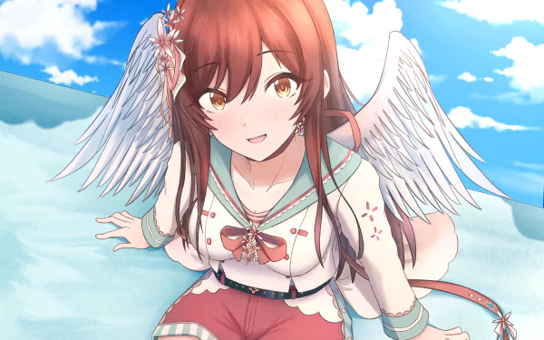 angel Amana Osaki Anime The iDOLM@STER: Shiny Colors anime angel HD Desktop Wallpaper | Background Image