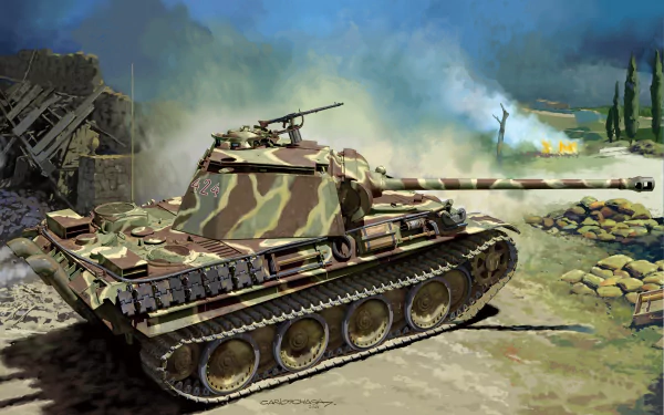 tank military Panther Tank HD Desktop Wallpaper | Background Image