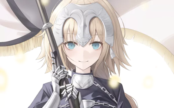 Joan of Arc Anime Fate/Apocrypha HD Desktop Wallpaper | Background Image