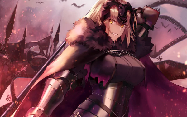 Jeanne d'Arc Alter Anime Fate/Grand Order HD Desktop Wallpaper | Background Image