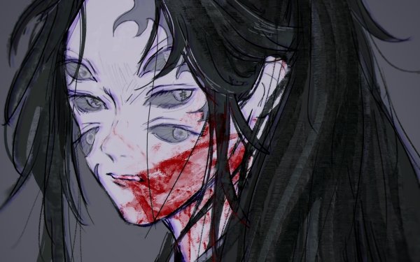Anime Demon Slayer: Kimetsu no Yaiba Kokushibo Fondo de pantalla HD | Fondo de Escritorio