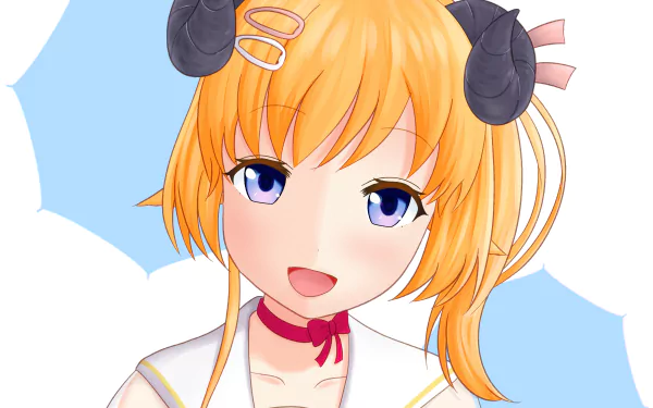 hololive Tsunomaki Watame Anime Virtual Youtuber HD Desktop Wallpaper | Background Image