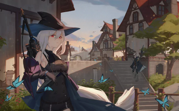 Skadi (Arknights) Grani (Arknights) video game Arknights HD Desktop Wallpaper | Background Image