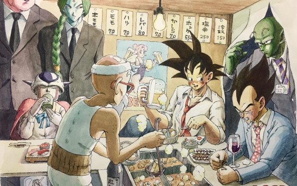 Anime Dragon Ball Dodoria Frieza Master Roshi Piccolo Goku Vegeta Zarbon HD Wallpaper | Background Image