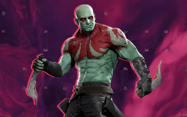 Drax The Destroyer video game Marvel's Guardians of the Galaxy HD Desktop Wallpaper | Background Image