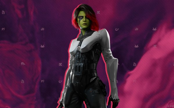 Video Game Marvel's Guardians Of The Galaxy Gamora HD Wallpaper | Background Image