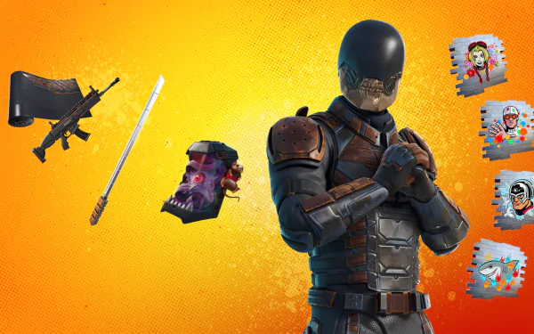 Polka-Dot Man Peacemaker (DC Comics) Bloodsport (DC Comics) King Shark (DC Comics) Harley Quinn video game Fortnite HD Desktop Wallpaper | Background Image