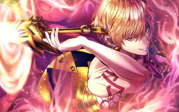 Gilgamesh (Fate Series) video game Fate/Extella: The Umbral Star HD Desktop Wallpaper | Background Image