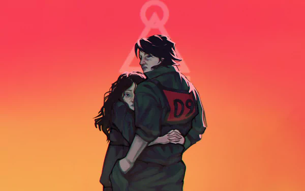 Heo Sung-tae Han Mi-nyeo TV Show Squid Game HD Desktop Wallpaper | Background Image