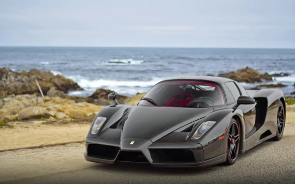 black car supercar vehicle Ferrari Enzo HD Desktop Wallpaper | Background Image