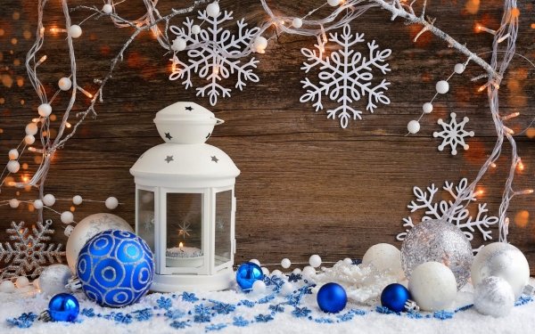 Holiday Christmas Lantern Christmas Ornaments HD Wallpaper | Background Image