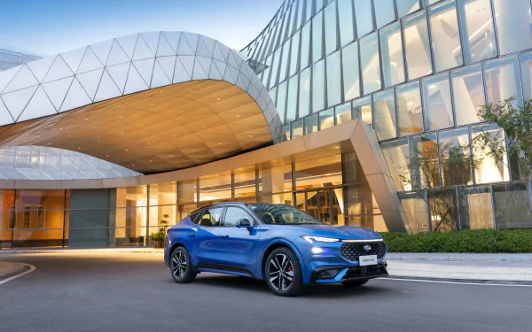 SUV vehicle Ford Evos ST-Line HD Desktop Wallpaper | Background Image