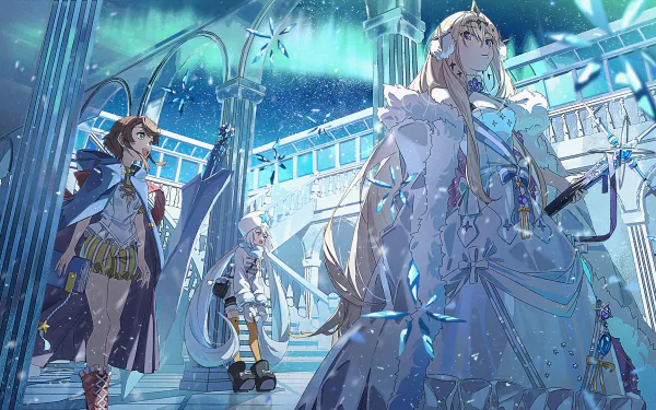 Noah (Alchemy Stars) Louise (Alchemy Stars) Bethlehem (Alchemy Stars) video game Alchemy Stars HD Desktop Wallpaper | Background Image