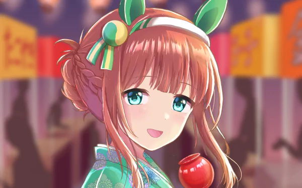 Silence Suzuka Anime Uma Musume: Pretty Derby HD Desktop Wallpaper | Background Image