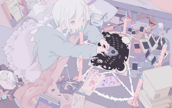 ouija board Anime girl anime girl HD Desktop Wallpaper | Background Image
