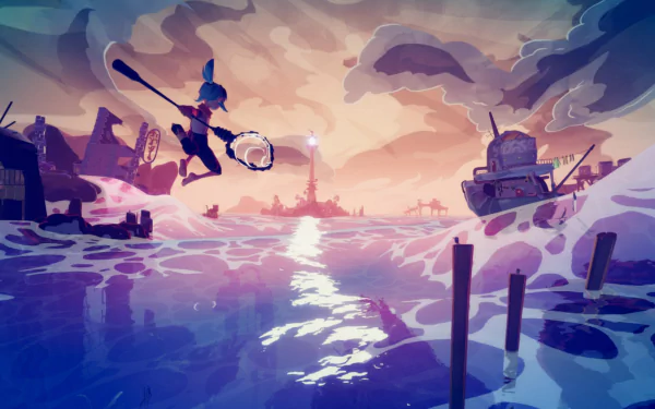 video game Wavetale HD Desktop Wallpaper | Background Image